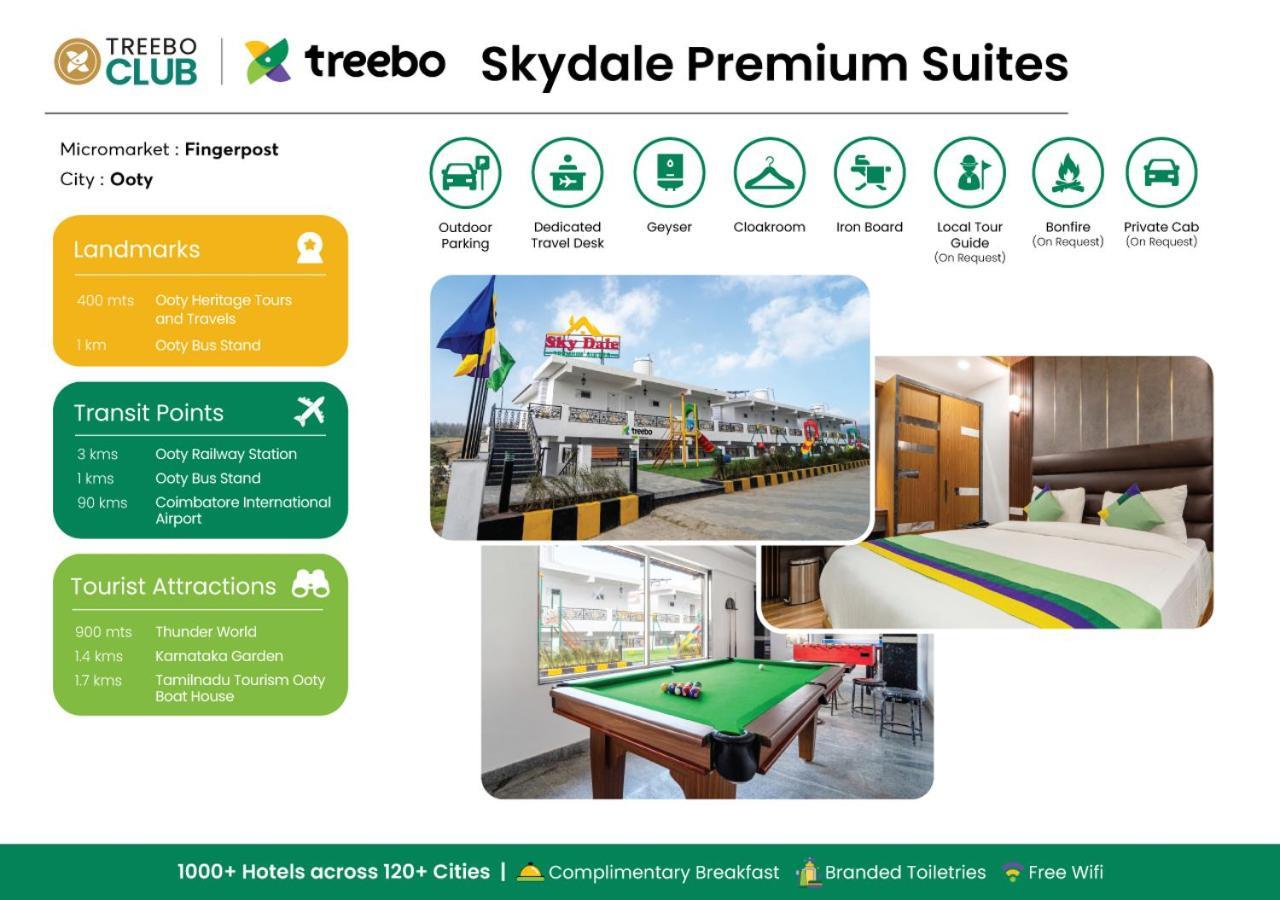Treebo Skydale Premium Suites, 1500 Mtrs From Ooty Lake 외부 사진